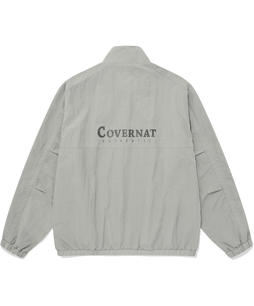 COVERNAT Big Logo Track Jacket Light Grey