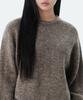 MUSINSA STANDARD WOMAN Women'S Multi Melange Crew Neck Knit [Mocha Brown]