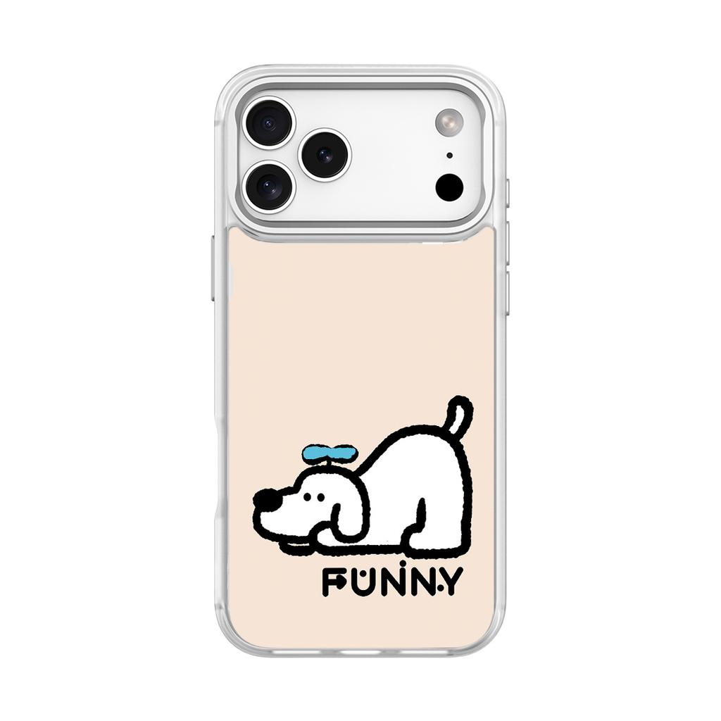 Applicable To Apple 17 Mobile Phone Case Simple 16 Replaceable Back Plate 15promax Magnetic Suction Mobile Phone Case Funny Dog