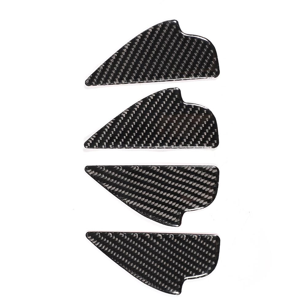 

4 шт. Декоративная накладка на чашу внутренней двери из углеродного волокна, подходит для MAZDA CX5 20132018 с левым рулем