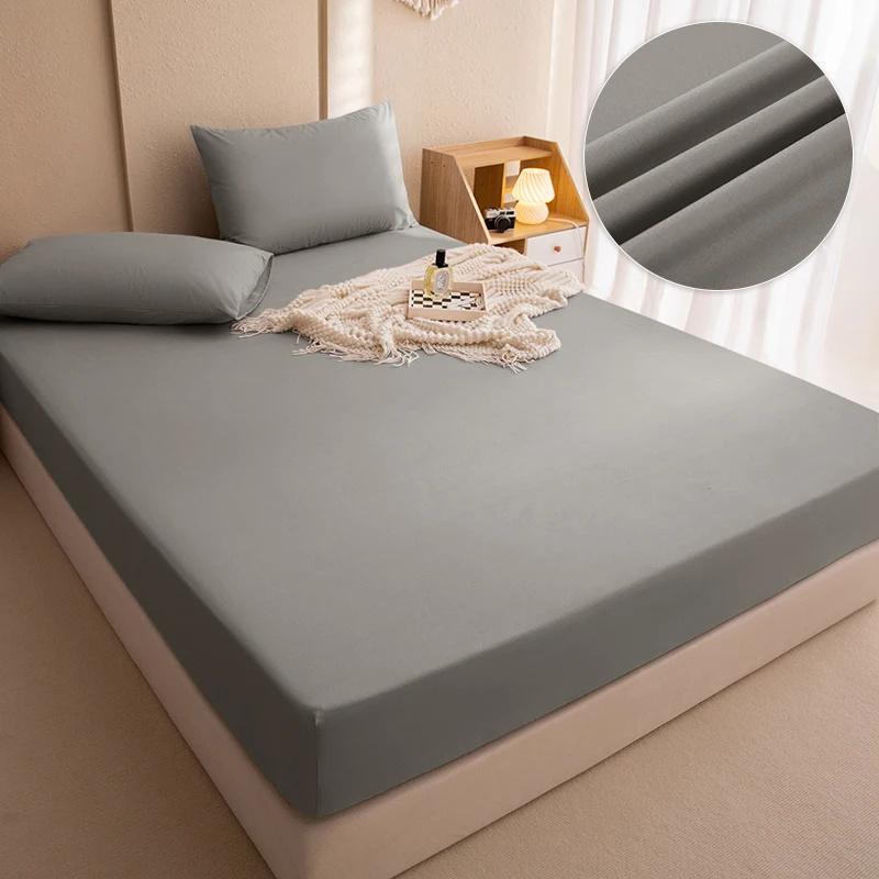 Waterproof Bed Cover Bed Fitted Sheet Home Hotel Bedspread Bedroom Bed Mattress Cover Waterproof Bedding Set Sheet With Elastic Band