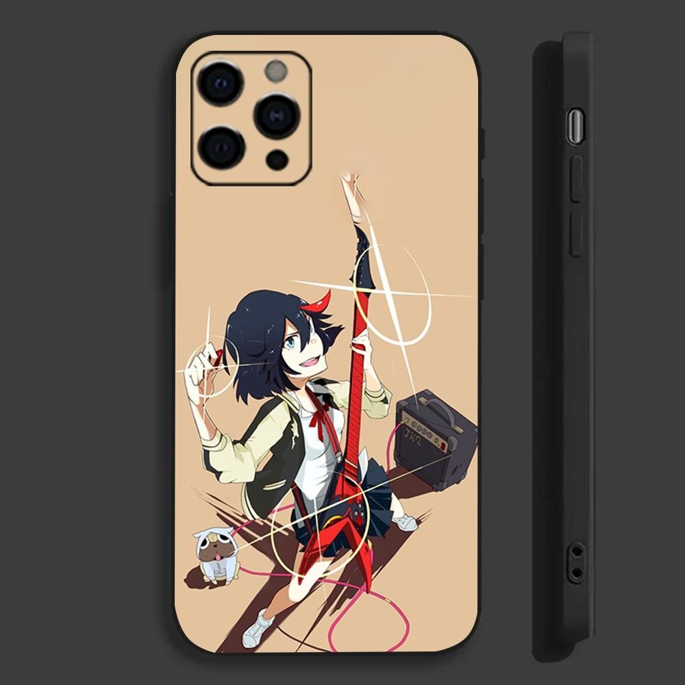 Anime K-Kill La K-Kill Phone Case For Apple iPhone 15,14,13,12,11,Pro,X,XS,Max,XR,Plus,Mini Soft Black Cover