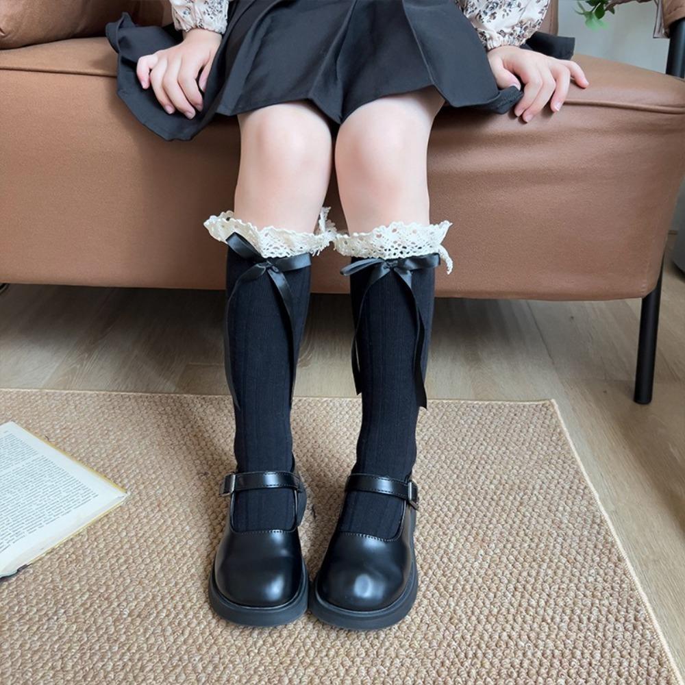 Breathable Female Hosiery Bowknot Red Socks New Winter Compression Stocking  Gift