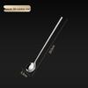 304 Stainless Steel Long Handle Stirring Spoon - Ideal for Ice, Coffee, Milk Tea, Honey, and Seasoning.