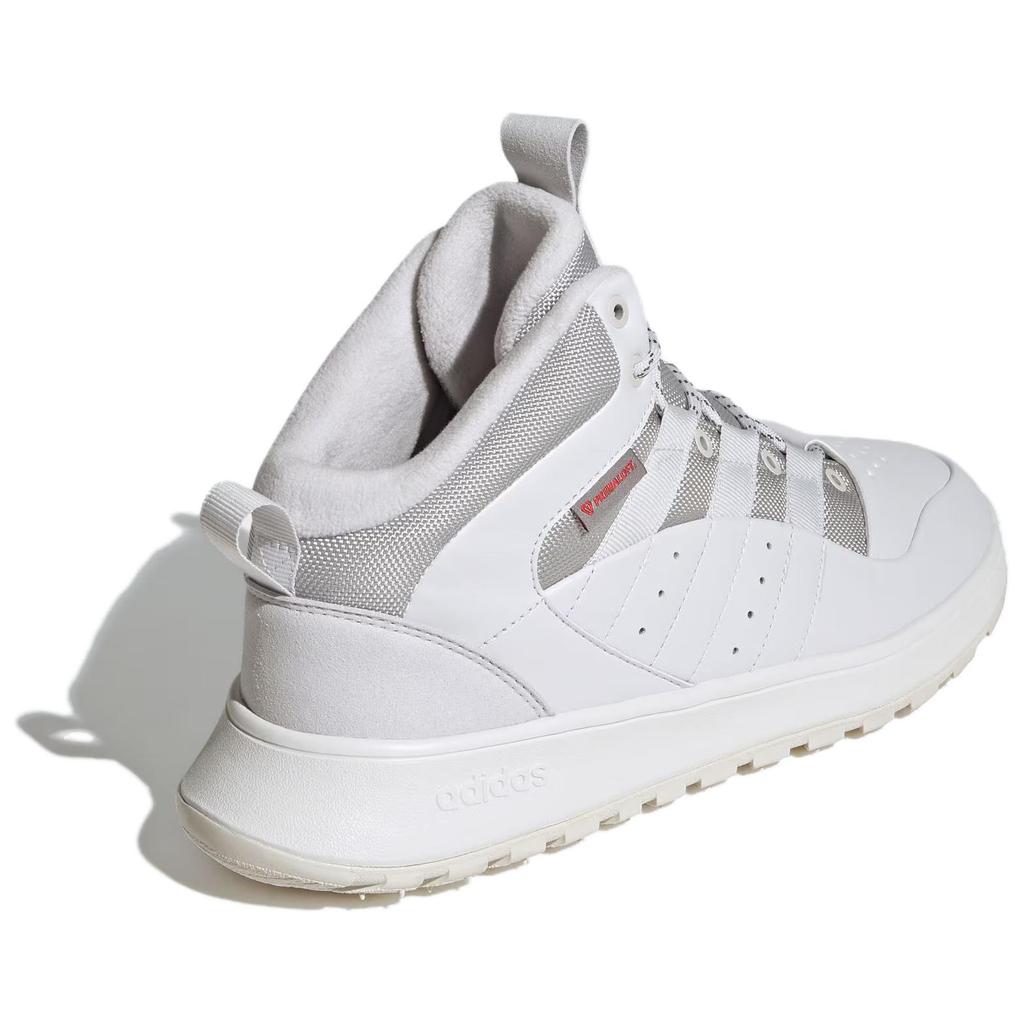 Adidas Verschleißfeste Mid-Top Basketballschuhe Unisex Weiße Sneaker JP7718