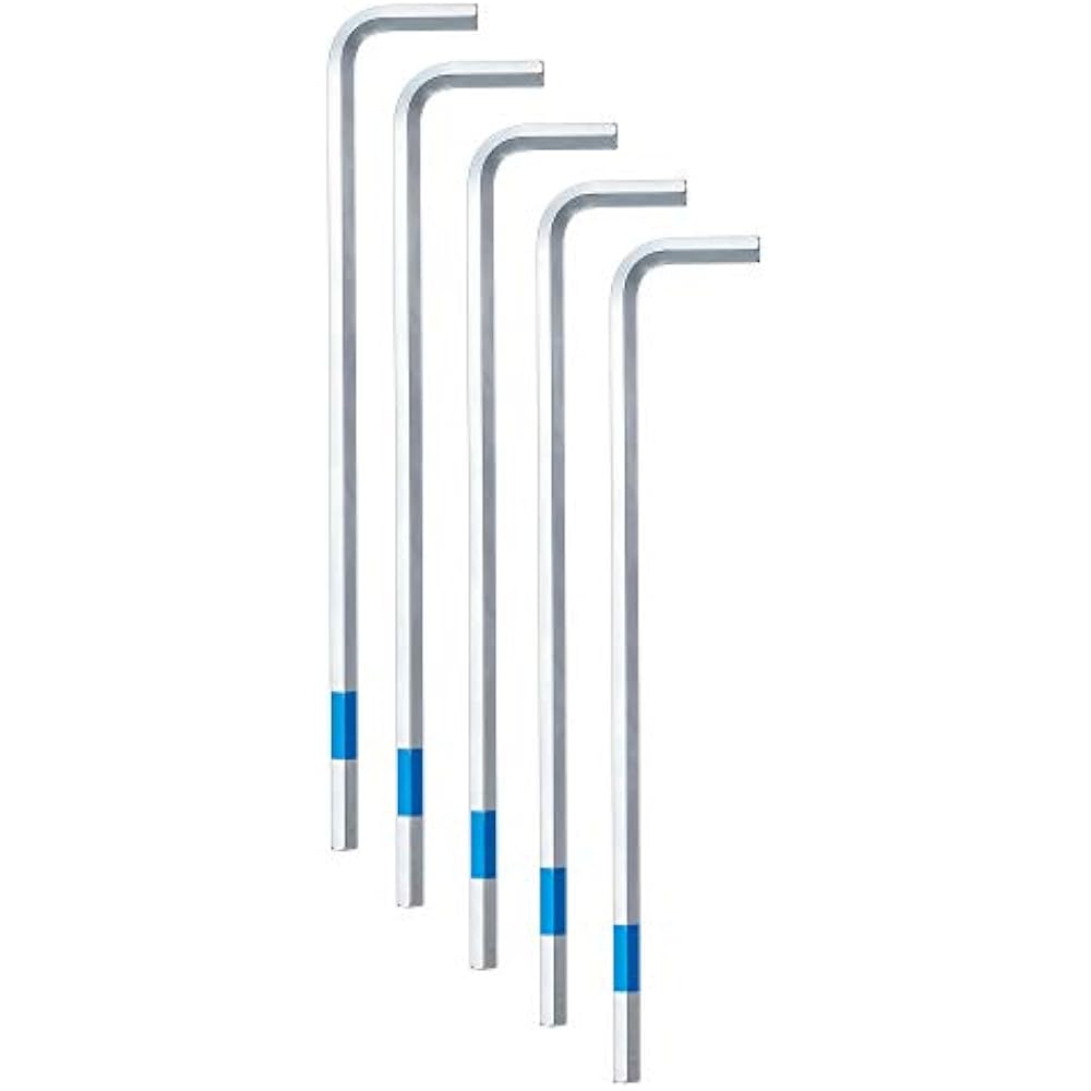 WISE (WISE) hex wrench 6.0mm, pack of 5, long HMTL-60-5P
