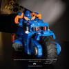 JD124 Blue Mecha Battle Hammer Building Blocks Motorcycle – Educational DIY Model Toy for Boys