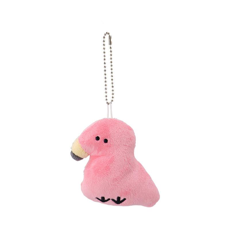 Charming Cartoon Zoo Series Plush Keychain Adorable Animal Character Soft Toy