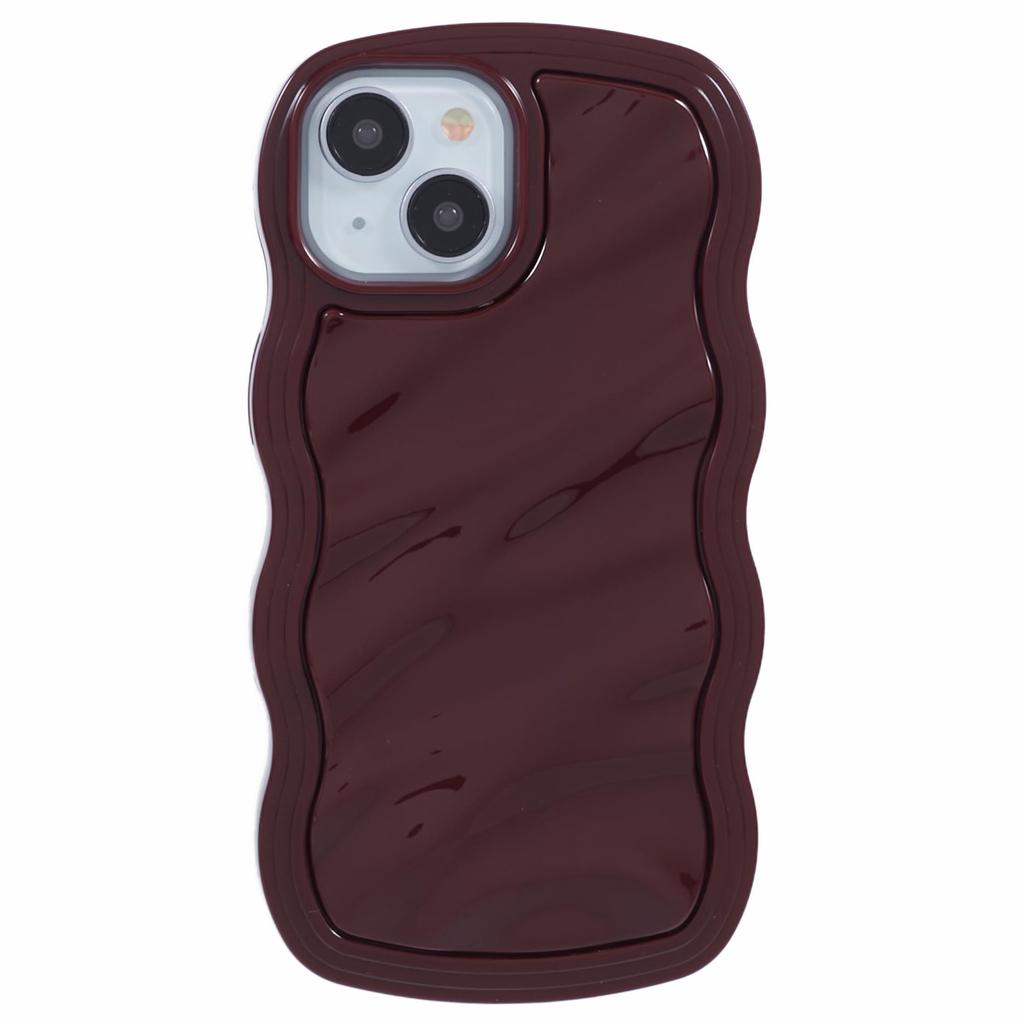 WT Series for iPhone 13 Case with Wavy Edge Hard PC Soft TPU Protection Cover