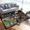 1pc The Nightmare Before Christmas Pattern Area Rug Soft Flannel Floor Mat for Living Room,Office,Bedroom and Carpet,Sofa Coffee Table Floor Mat