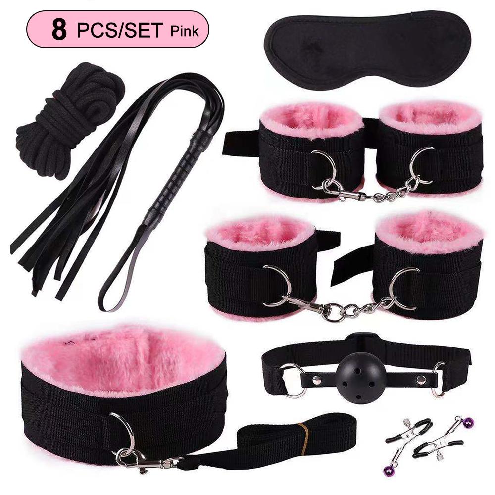 8/11/15PCS Set Sex Toys for Adults 18 Couples Anal Plug Vibrator Handcuffs Gag Set Sex Games Exotic Accessories Sexules Toys