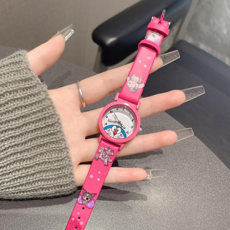 Cute Kt Cat Children'S Cartoon Watch High Value Boys And Girls 3-16 Years Old Primary And Secondary School Students Simple