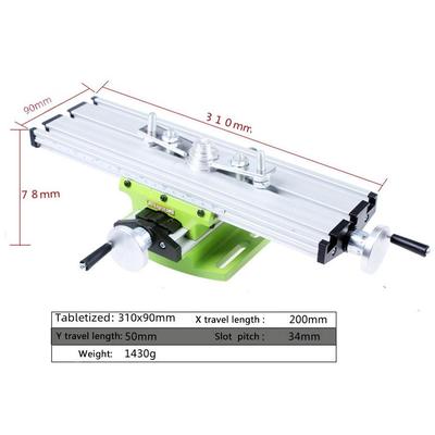 Multifunctional Micro Drill and Milling Machine with Cross Slide Workbench