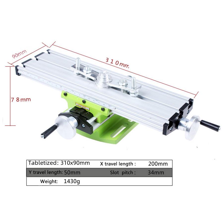 

Multifunctional Micro Drill and Milling Machine with Cross Slide Workbench