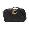 [Usado] Mini Bolsa GG Marmont Matelassé 'Nero' - Muito Bom #1QZTIS