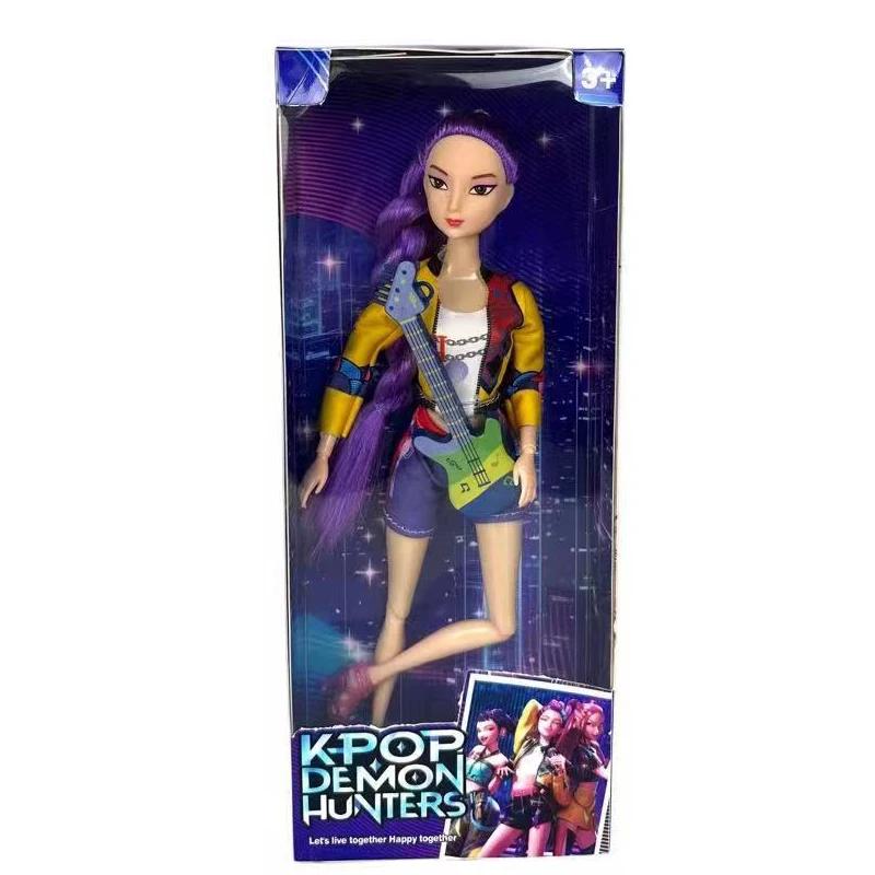 anime 2027 k pop demon hunters group of witch hunters high appearance glue doll girl heart decorative doll holiday gifts Other