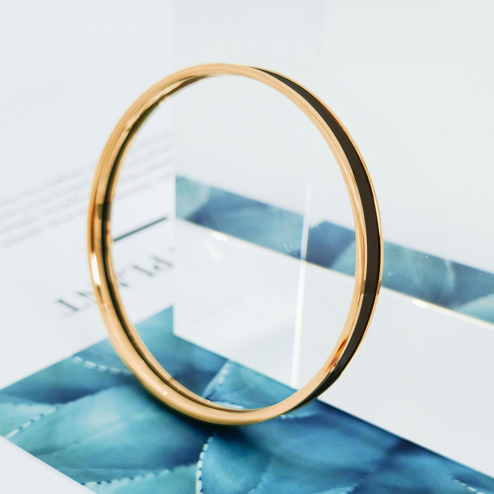 H Круглый браслет с закрытым горлом, эмалированный цветной