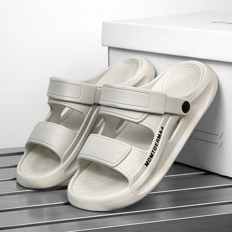 

New outer sandals summer men s thick-soled non-slip and wear-resistant casual beach shoes outdoor driving cool slippers 40/41
