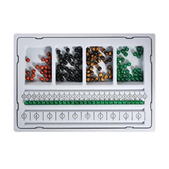 Bead Design Board DIY Jewelry Making Tray Flocked Bead Organizer