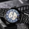 Top Brand Vacuum Plated Watch Men's Fully Automatic 30 m Waterproof Steel Strip Men's Mechanical Watch