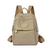 Large Capacity Student Schoolbag Women's Backpack Lightweight Water-repellent Nylon Commuter Travel Bag