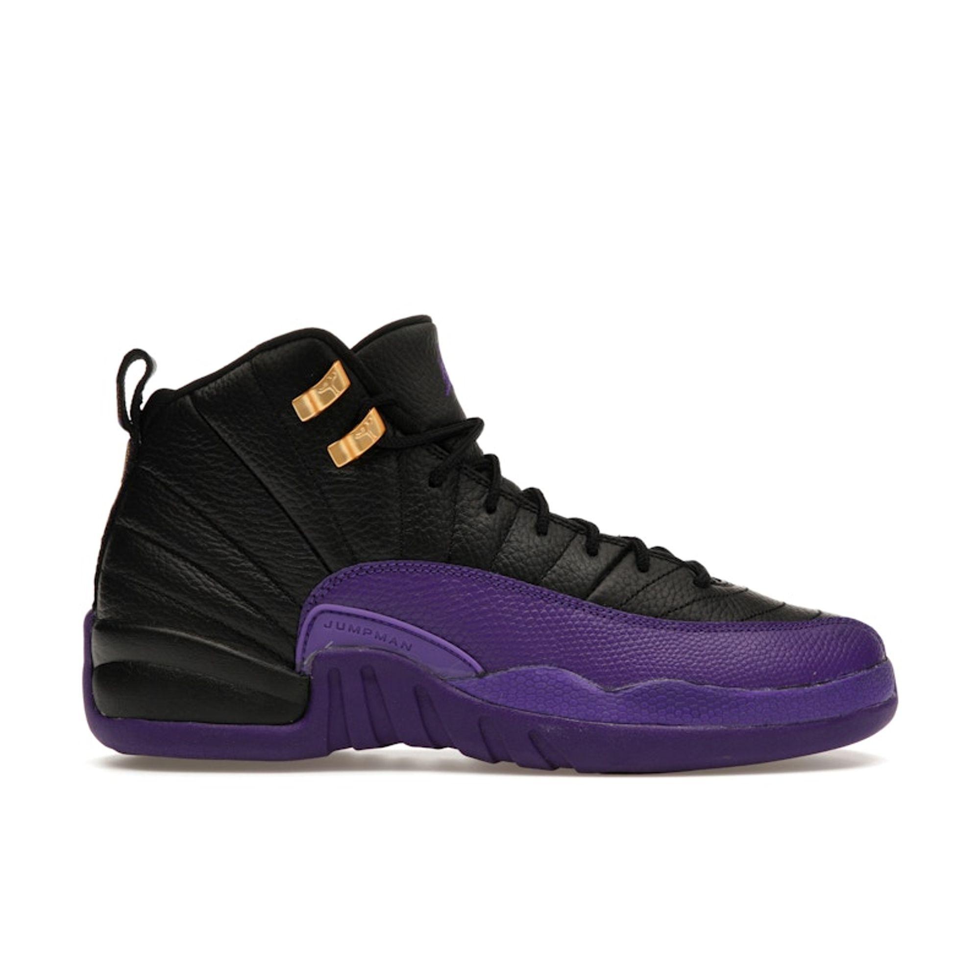 

Кроссовки Air Jordan 12 Retro GS Field Purple Kids Black Metallic-Gold Taxi 153265-057 36