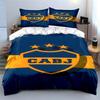 Blue shield, yellow stars. Bedding sets Duvet cover sets Duvet covers Pillowcases(1*Duvet Cover 2*Pillowcases without duvet insert)