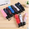 Compact Portable Three-Fold Plaid Umbrella