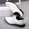 Mens Leather Shoes Brogue Business Formal British Style Big Size Perforated Oxford Shoes