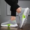 Fashion Breathable Knitted Sneakers 2025 Men's Casual Fashion Sports Shoes Running Socks Outdoor Walking Training Tennis Shoes Couple