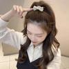 1pcs 5Colors Bow Hair Ring Flocking Tie Ponytail Hair Circle colourful hair band  Girl Accessories