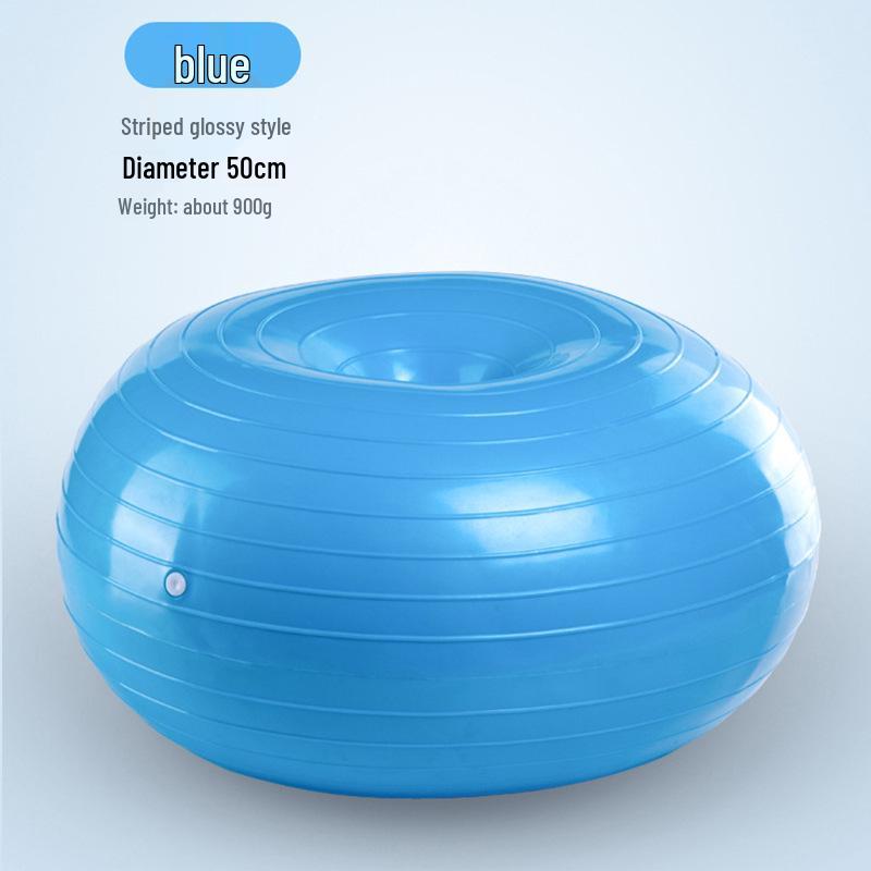 Explosion-Proof Inflatable Peanut Ball for Yoga, Fitness, and Rehabilitation