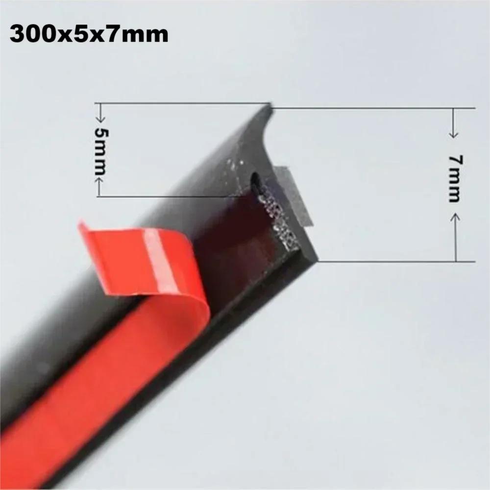 2-5m Rubber Car Seals Edge Sealing Strips Seal Strip Trim For Car Front Rear Bumper Side Skirt Weatherstrip Rubber Window Seal