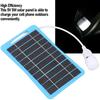 5V/5W Small Solar Panel With Usb Diy Monocrystalline Silicon Solar Cell Waterproof Portable Camping Power Panel For Mobile Phone