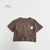 Cartoon Rabbit Summer T-Shirt - Kids' Short Sleeve Pure Cotton Top, Korean & Japanese Style