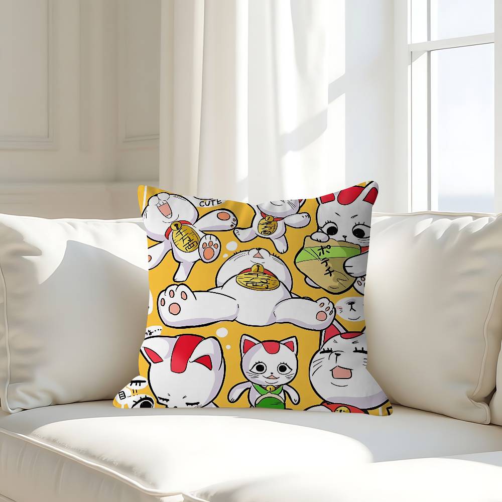 T-Turbo Anime OmaS Kissenbezug Abnehmbar Waschbar Kissenbezug – Ganzjahresweichleinen