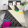 Abstract Geometric Pattern Digital Printing Quilt Cover Pillowcase Two Three Piece Set Polyester