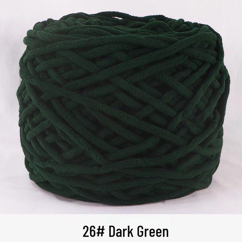 Handgjord Tjock Halsduksgarnboll - Mjuk DIY Stickning & Virkning