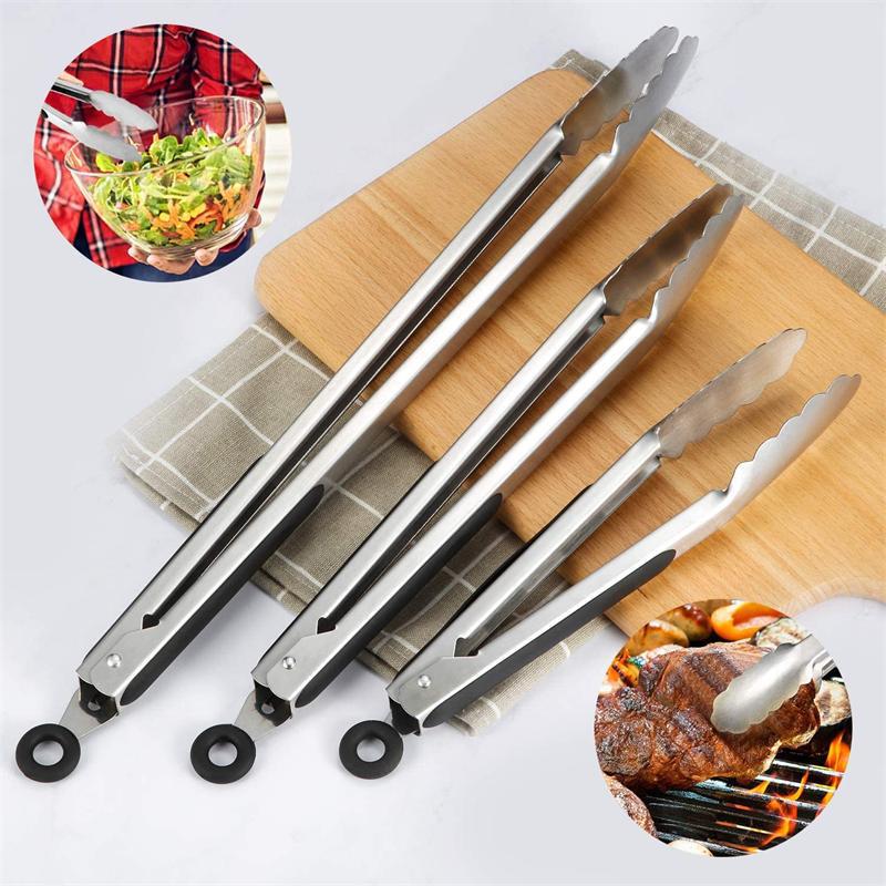 Stainless Steel Multipurpose Food Clips for BBQ, Steak, Bread, and Pasta