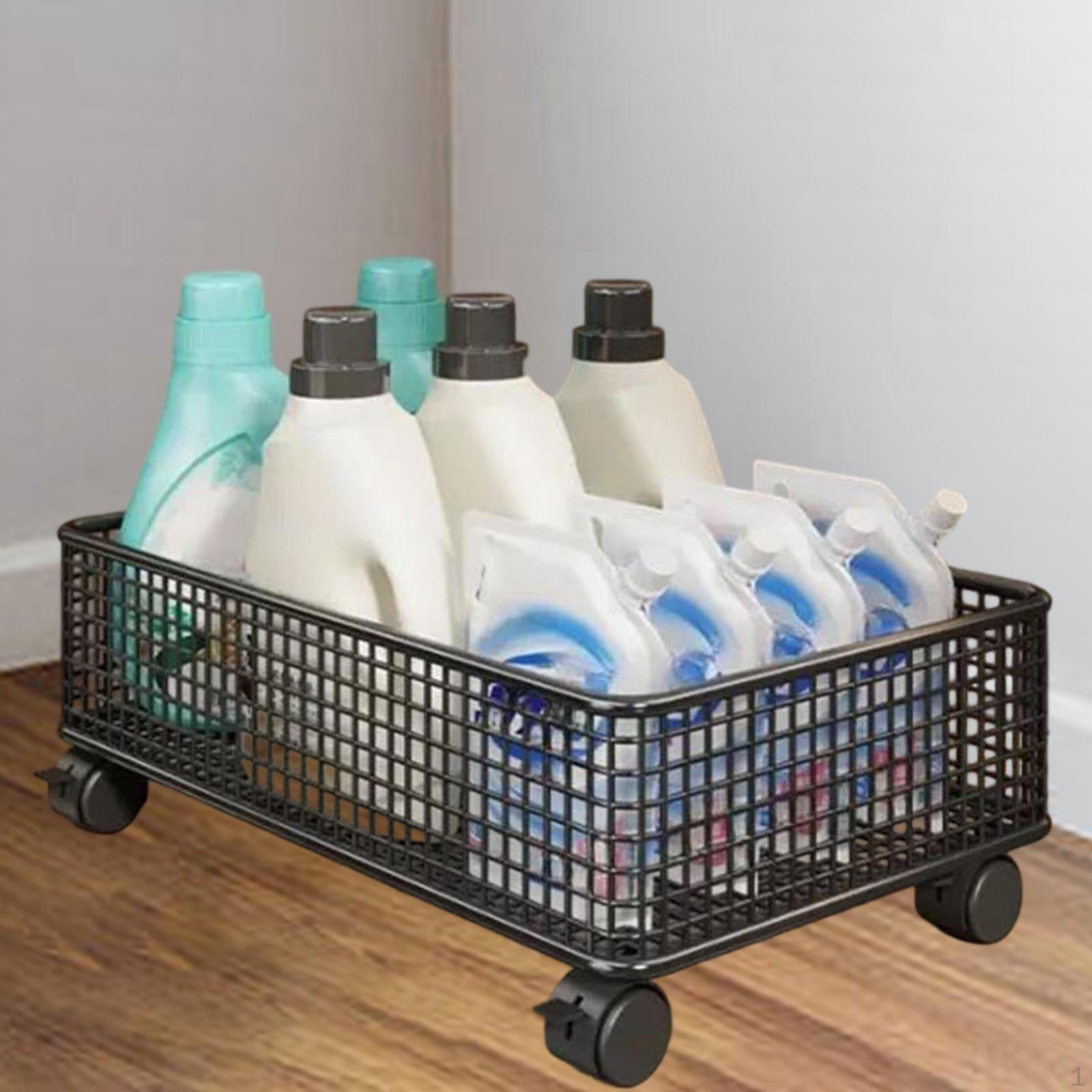 

Iron Storage Trolley with Wheels, Suitable As A Pantry Organizer Mobile Shelving Organizer, S