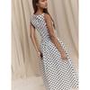 Women's New Fashion Office Printed High Waist Sleeveless Dress