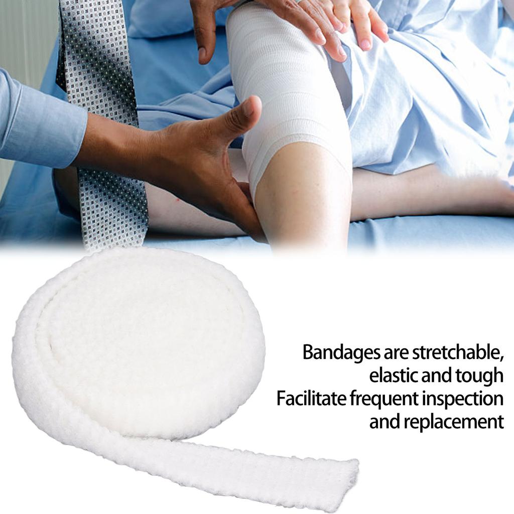 5PCS Wound Dressing Tubular Gauze Soft Resilient Flexible Breathable Comfortable Elastic Gauze for Wound Care