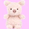 JELLYCAT Farm Animal Series Piglet Cute Pink Doll Plush Doll 25cm Height