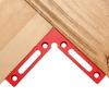 2pc 90 Degree Positioning Square Right Angle Clamp Aluminum L Block W/ Scale Woodworking Clamp Tool for Picture Frame Box Drawe
