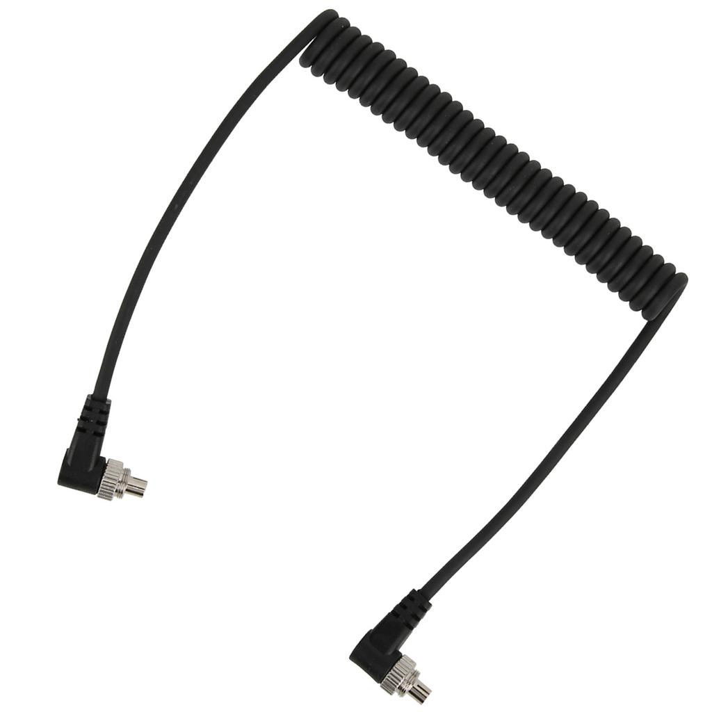 100cm Male to Male Flash PC Sync Cable with Screw Lock for Canon Nikon Camera and Flash Light Connection Cable
