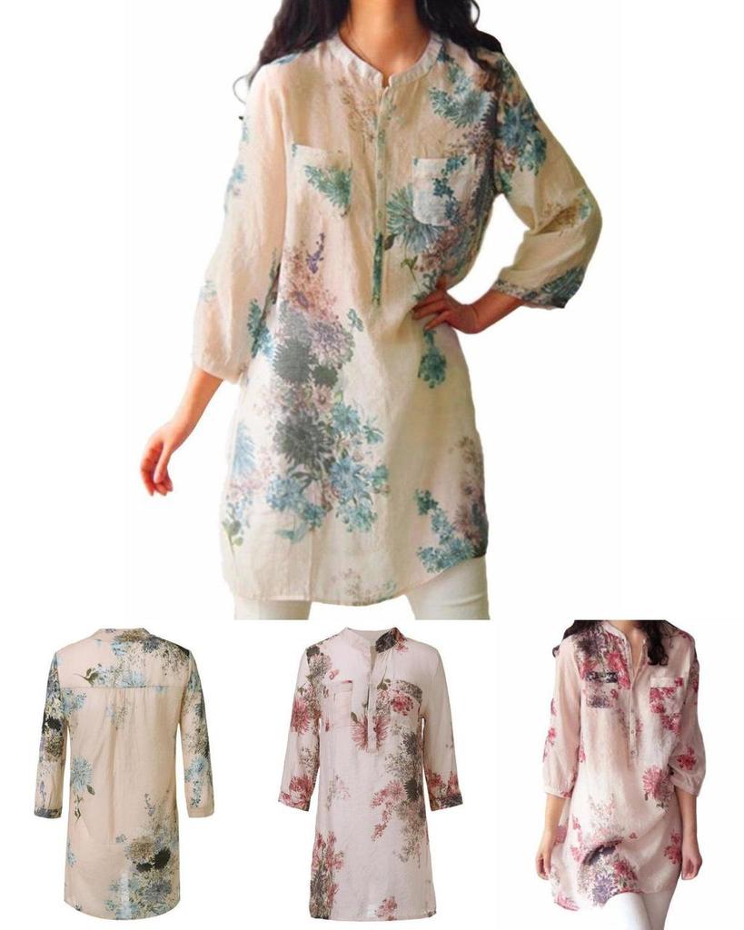Vintage Dames Casual Losse Jurk Met Bloemenprint Met Tijdloze Charme Voor Alle Gelegenheden