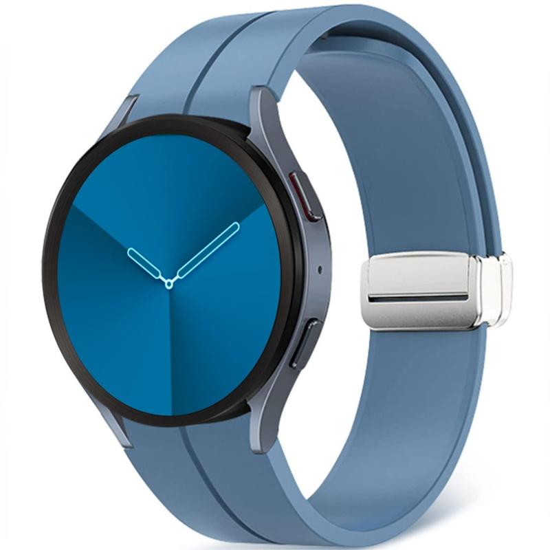 Silicone Strap for Samsung Galaxy Watch 5 Pro 45mm/7 6 5 4 44/40mm No Gaps Wristband for Galaxy Watch 6 Classic 47mm 43mm Strap
