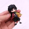 12pcs/set Anime Demon Slayer Kamado Nezuko Kamado Tanjuurou Battle Version Action Figure Collectible Models Toys 10cm