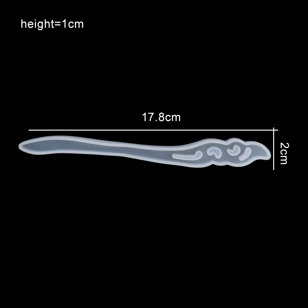 1Pcs Hairpin Silicone Mold Classical Hair Pin Epoxy Resin Molds for DIY Craft Resin Hair Stick Jewelry Making Accessories Tool