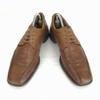 Lloyd Germany Heavy Leather Swirl Moc 26.5 Camel Dress Shoes Business(USED)